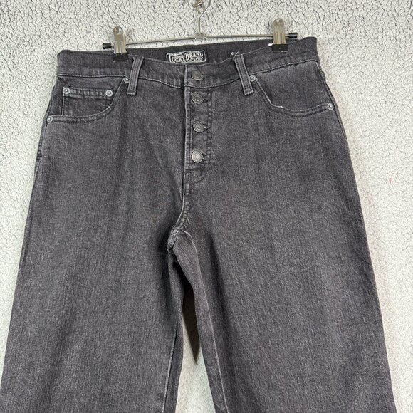 Lucky Brand Jeans Women Size 6/26 Washed Black Authentic Straight Crop Stretch - Picture 2 of 13